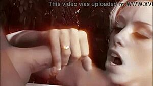 brittney skye bends over outdoors for deep cock pounding and sepia cumshot