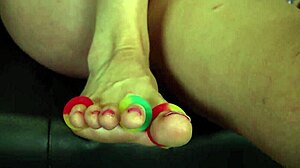 Ama & Ashlynn Gummy Soles Toe Worship Pt 2