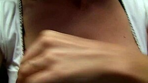 naughty milf gets wild moaning in dressing room clothes try-on