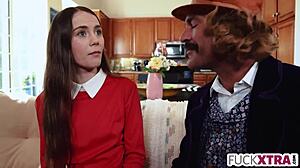 shy petite teen blonde fucked deep hardcore kissing