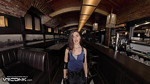 Hot Brunette Jill Valentine Fucks Hard Cowgirl Doggystyle Moans Resident Evil Cosplay Parody