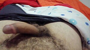 guy strokes cock solo after steamy massage till he cums hard