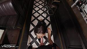 Hot Brunette Jill Valentine Fucks Hard Cowgirl Doggystyle Moans Resident Evil Cosplay Parody