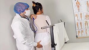 noivo corno's bride gets blindfolded doc exam n fucked hard 😱💦