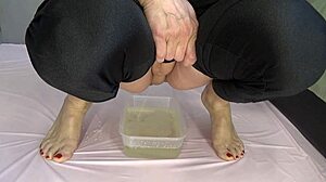 my huge saggy tit milf pissing collection 15 homemade scenes