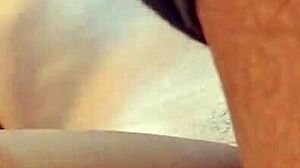 young milf spreads tight pussy for coworker's thick cock creampie