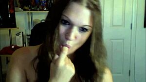 Teen Flaunts Her Big Natural Tits on Webcam