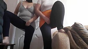 two stepsisters tremble and squirt wildly locked in orgasmic lesbian bliss