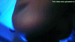 Wife plays naughty with her new anal toy in casual home fun