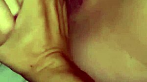 first time shoving giant vibrator dildo and anal toy deep in pussy she gags massively