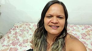 latina wife masturbates her big ass craving brother's fetish fuck