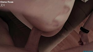 What if your redhead secretary gave the sloppiest handjob blowjob ending in cum swallow?