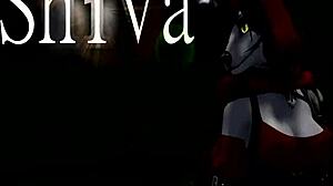 little red riding woof gets roughly fucked by forest monster in furry fantasy