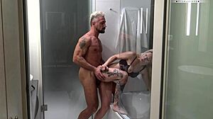 Caroline De Jaie's Teasing Morning Sex Before Gym Peek