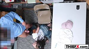 His Massive Cock or the Cops Which Wins Her Over?