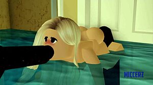 Roblox Girl Brutally Fucked By Black Cock Poolside