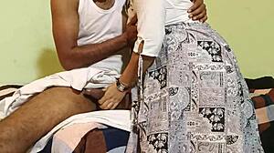 husband catches maid's daughter for secret submissive fuck