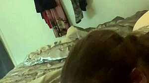 Redhead tattooed babe slurps sloppy on monster black cock toy