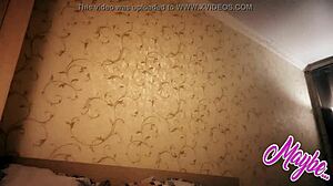 sweet brunette babe undresses white dress fingering pussy to orgasm solo nude