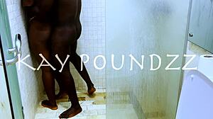 Watch Us FUCK BENT OVER in the SHOWER with DEEPTHROAT Action!