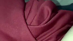 woman warms soaked pussy with hairdryer after toilet fetish play