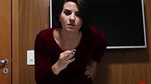 A Amiga Da Esposa Chupa Meu Pau Enorme No POV Deepthroat Blowjob Escondido