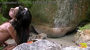 these beach girls' lust explodes with toys and lube play