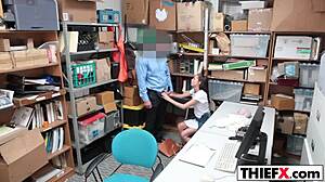 His Massive Cock or the Cops Which Wins Her Over?