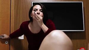 A Amiga Da Esposa Chupa Meu Pau Enorme No POV Deepthroat Blowjob Escondido