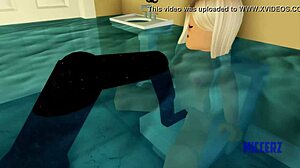 Roblox Girl Brutally Fucked By Black Cock Poolside