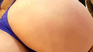 Does Mimi's big ass tease make your cock throb?