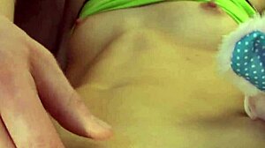 check out this young 18+ babe sucking cock deep then getting fucked doggystyle by her friend