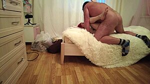 Hairy Dude Pounds Cute Redhead Valera Doggystyle Cowgirl And Bent Over