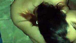 stunning babe milks cock dry with her gorgeous slurping mouth skills