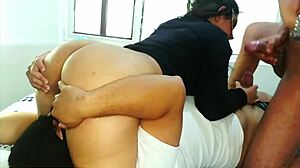 ever tried your friend's cock accidentally in a steamy trio?