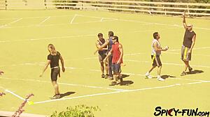 Vintage girlfriend strips and gets her pussy licked slowly