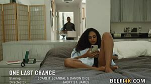 after their fight this ebony couple dives into rough doggystyle and sloppy cunilingus