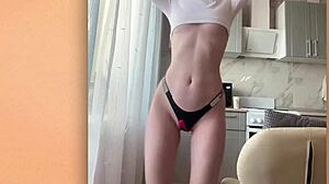 whoa sucking my girlfriend's dildo then fucking her wild!