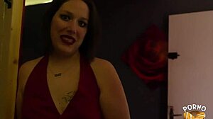 Lily brune filled up by huge cock coquine style!