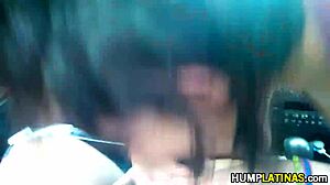 latin milf slurps huge cock in sloppy blowjob 😍🍆💦