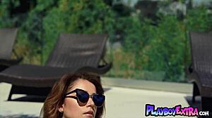 damn i cant stop watching ali rose slip that tiny bikini off her skinny natural body