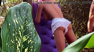 amateur dude pounds blonde fuck doll's ass again with real sex toy