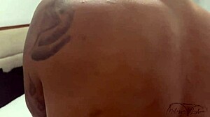 He catches me bareback fucked by friends bent over and loves the show