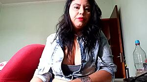 vlog sarah rosa takes huge anal cock deep homemade style