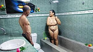 Stepsister's Huge Tight Pussy Overflowing with Hot Cum