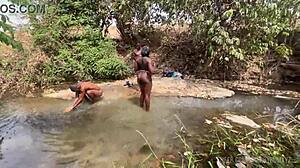 Monster cock group bangs zainab outdoors publicly on spring break