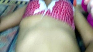 Spreading wet tight pussy rubbing clit on throbbing cock to intense orgasm