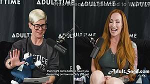 a podcast chat with gorgeous horny redhead sophia locke 😍🔥