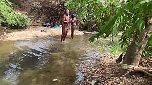 Monster cock group bangs zainab outdoors publicly on spring break