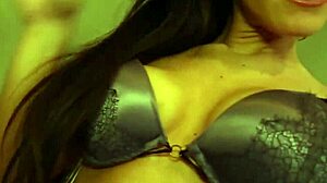 Watch this delicious miles long cougar milf in lingerie drain his big cock with her huge tits and pussy lips.